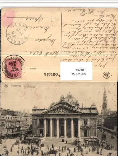 510284,Belgium Bruxelles Brüssel La Bourse Börse Gebäude