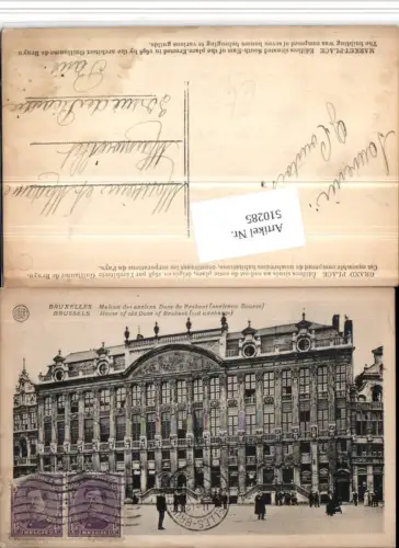 510285,Belgium Bruxelles Brüssel Maison des anciens Ducs de Brabant Gebäude