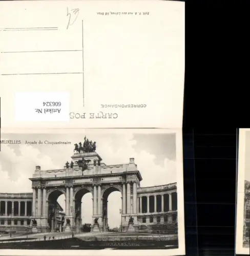 606324,Brüssel Bruxelles Arcade du Cinquantenaire