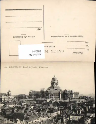 606344,Brüssel Bruxelles Palais de Justice Panorama
