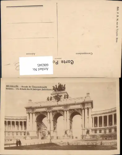 606345,Brüssel Bruxelles Arcade du Cinquantenaire Arkade des 50jährigen Jubiläums