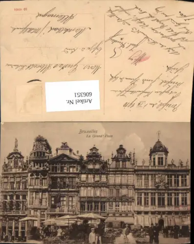 606351,Brüssel Bruxelles La Grand Place
