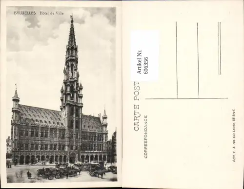 606356,Brüssel Bruxelles Hotel de Ville