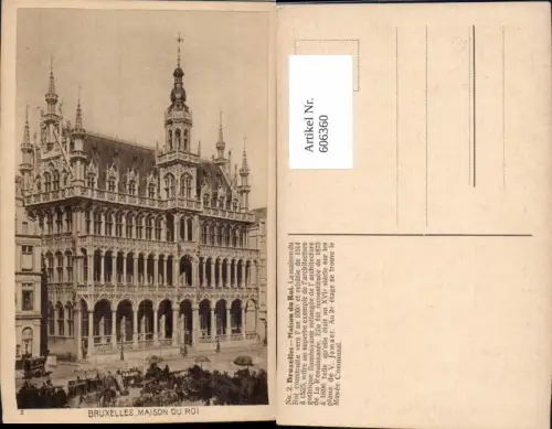 606360,Brüssel Bruxelles Maison du Roi Könighaus