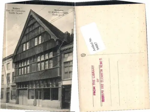 94087,Malines Mechelen Rue Ste Catherine 1910