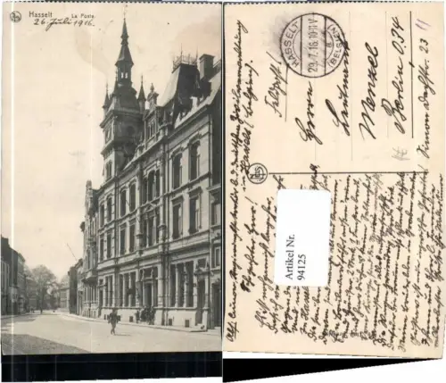 94125,Hasselt La Poste Strassenansicht Prov Limburg