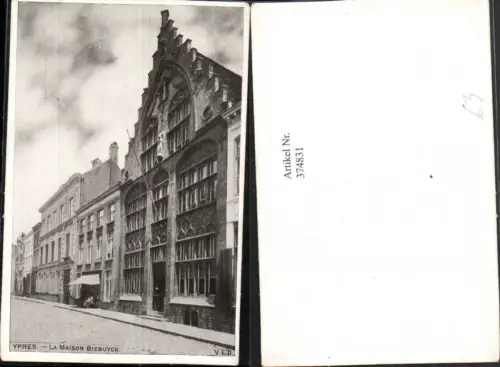 374831,Belgium Ypres La Maison Biebuyck Haus Gebäude