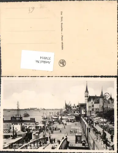 374914,Belgium Anvers Antwerpen Le Steen et le Port Hafen