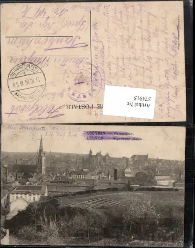 374915,Belgium Louvain Leuven Löwen Panorama Totale
