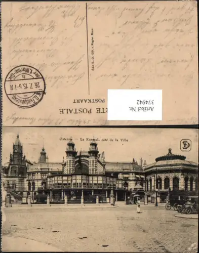374942,Belgium Ostende Le Kursaal cote de la Ville Gebäude