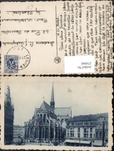 374960,Belgium Louvain Löwen La Collegiale St. Pierre Kirche