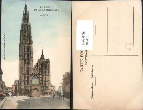 387470,Belgium Anvers Antwerpen La Fleche de la Cathedrale Kirche