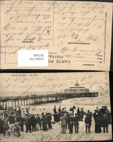 387504,Belgium Blankenberghe Blankenberge Le Pier Seebrücke