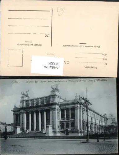 387525,Belgium Anvers Antwerpen Musee des Beaux-Arts Museum