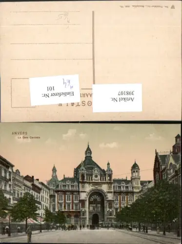 398107,Belgium Anvers Antwerpen Le Gare Centrale Bahnhof pub Trenkler 75