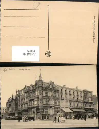 398124,Belgium Knocke Knokke-Heist Ingang der Dijk Hotel Gebäude