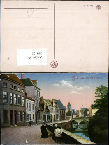 398153,Belgium Bruges Brugge Brügge Een oud Kwartier Kanal Brücke