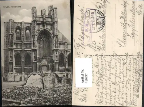 410997,Belgium Löwen Peterskirche Kirche