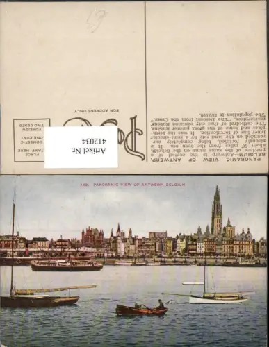 412034,Belgium Antwerpen Anvers Teilansicht Boote
