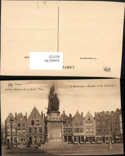 433725,Belgium Bruges Brügge Vieilles Maisons de la Grand Place Monument