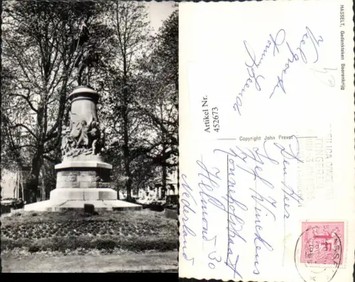 452673,Belgium Hasselt Gedenkteken Boerenkrijg Statue Denkmal