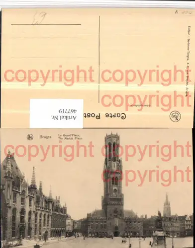 467719,Belgium Bruges Brügge Grand Place Platz Rathaus
