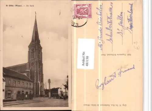481150,Belgium St. Gillis Sint-Gillis-Waas De Kerk Kirche