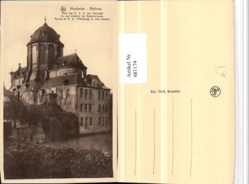 481174,Belgium Mechelen Malines Kerk van O.L.V. Van Hanswijk Kirche