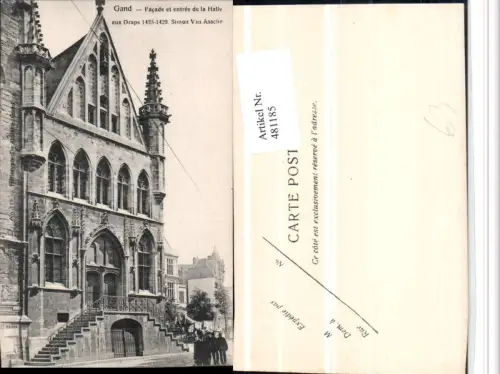 481185,Belgium Gand Gent Halle aux Draps Gebäude