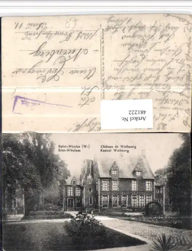 481222,Belgium Saint-Nicolas Sint-Nikolaas Chateau Walbourg Schloss