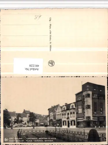 481228,Belgium Sint-Niklaas Saint Nicolas Place Cardinal Mercier Platz