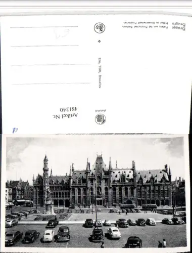 481240,Belgium Bruges Brügge Hotel du Gouvernement Provincial Gebäude