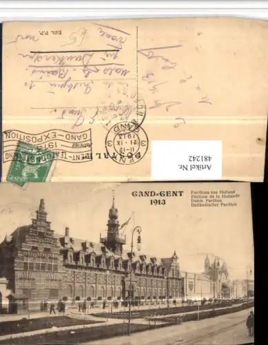 481242,Belgium Gand Gent Pavillon de la Hollande