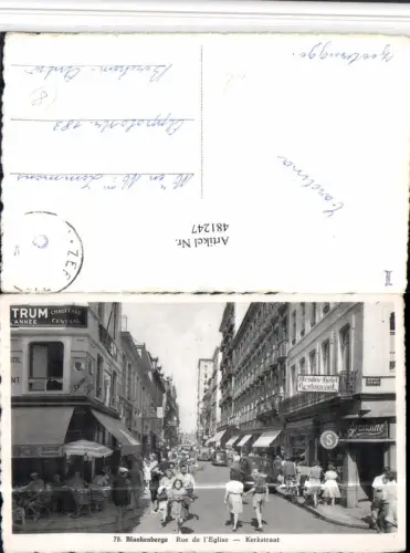 481247,Belgium Blankenberge Rue de Eglise Straßenansicht