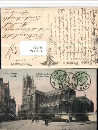 481255,Belgium Gand Gent Eglise St-Bavon Kirche