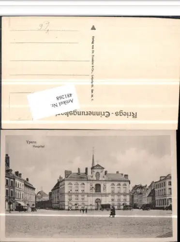 481268,Belgium Ypern Hospital Gebäude pub Dr. Trenkler 54euro7