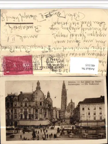 481315,Belgium Anvers Antwerpen Le canal au Sucre Straßenansicht