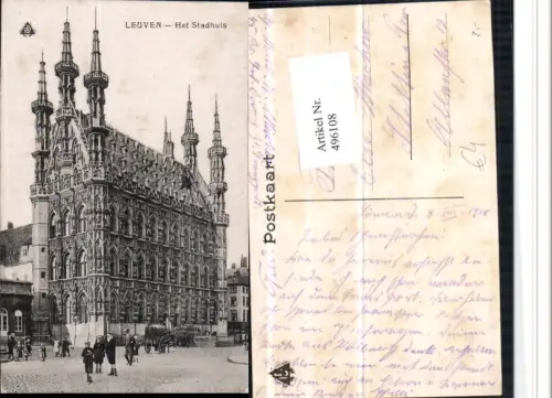 496108,Belgium Leuven Löwen Het Stadhuis Stadthaus Rathaus
