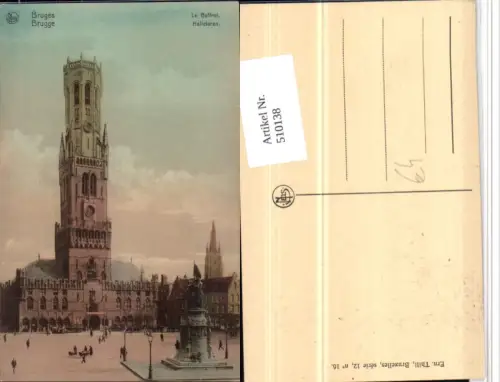 510138,Belgium Bruges Brügge Le Beffroi Glockenturm Turm