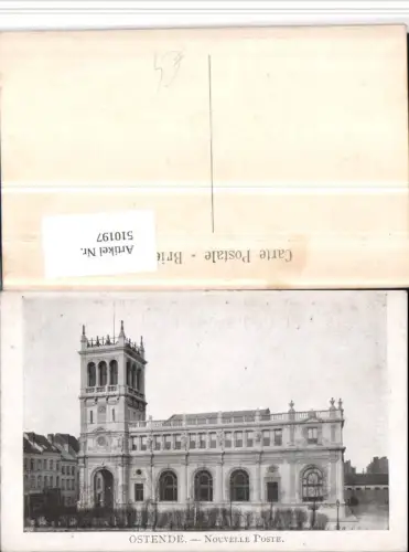 510197,Belgium Ostende Nouvelle Poste Postamt Gebäude