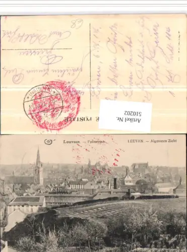 510202,Belgium Louvain Leuven Löwen Panorama Teilansicht