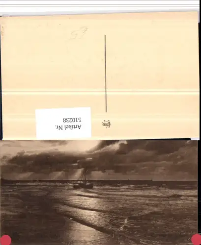 510238,Belgium Heist Heyst sur Mer Meer Strand Segelschiff