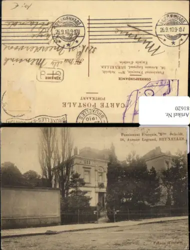 81620,Pensionnat Francais Miles Scheidt Avenue legrand Bruxelles