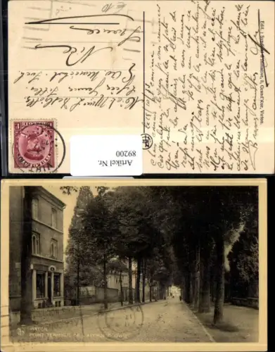 89200,Virton Point Termunus de L´Avenue Rouvier 1933