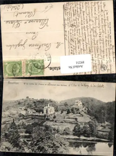 89231,Bouillon La Crete St. Pierre et le Chalet des Moines Totale 1908