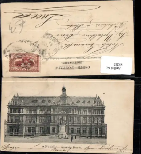 89287,Anvers Athénée Royal Frontansicht