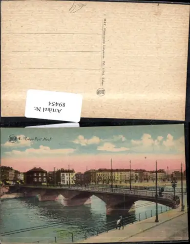 89454,Liege Pont Neuf Ansicht Brücke