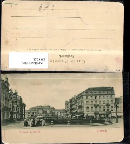 89822,Ostende Avenue Leopold Strassenansicht m. Damen