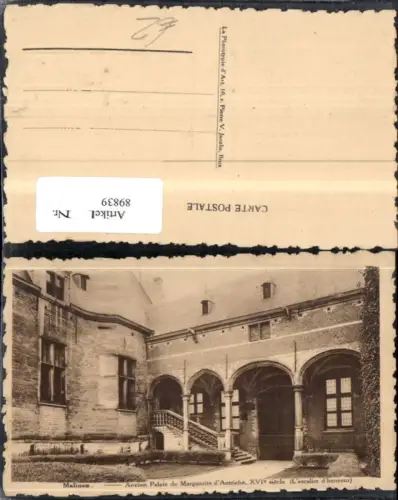 89839,Malines Ancien Palais de Marguerite d´Autriche Innenhof