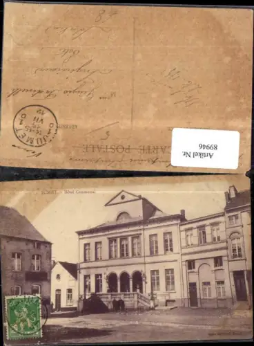 89946,Jumet Hotel Communal Frontansicht 1912